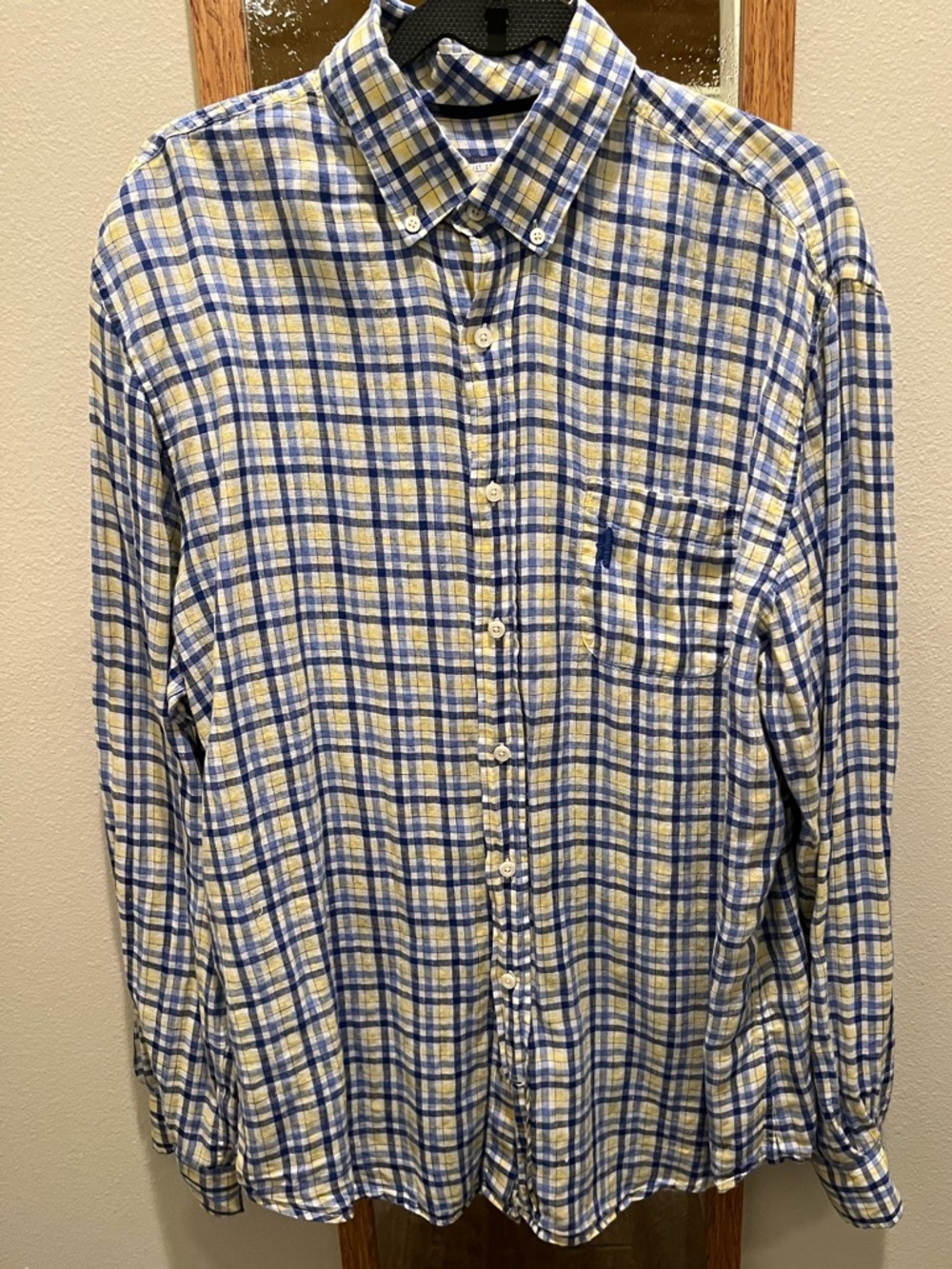 Johnnie O 100% linen button up men’s XL